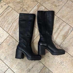 Lucky brand leather boots